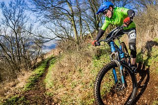 Die Enve-Kombi auf den Trails