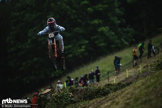 Mit den extrem schwierigen Bedingungen im Finale ist Eleonora Farina bestens zurechtgekommen