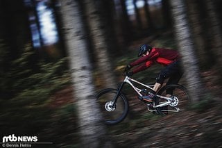 Kein Problem bei Manual und Co. – aber auf ruppigeren Trails wünschen wir uns etwas mehr Grip.