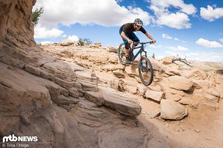 Zum Abschluss gingen wir auch noch in Enduro-Gelände Zum Abschluss gingen wir auch noch in Enduro-Gelände