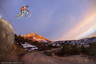 Guido Tschugg beim Shooting für ein Freeride Mag Interview Guido Tschugg beim Shooting für ein Freeride Mag Interview
