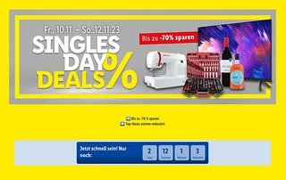 Auch Lidl bietet euch einiges zum Singles Day von Zubehör bis Komplettrad.