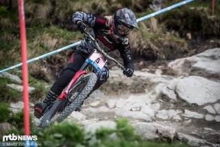 Cecile Ravanel ist noch immer ein Downhill-Neuling