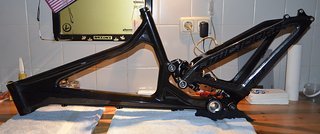 Wenige Minuten später: Lifeline Nano DH mit X-fusion Vector HLR Coil und MZ Titanfeder