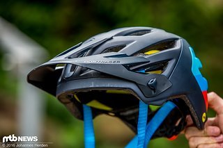 Das Visier des Bontrager Lithos MIPS ist sehr gelungen