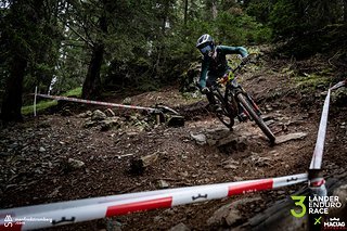 Auch der kurze Gorf-Trail forderte Konzentration in den Kurven