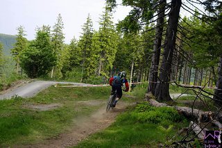 Erstes Drittel Stage 1 parallel zum Freeride Erstes Drittel Stage 1 parallel zum Freeride