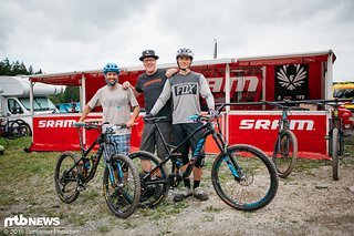 Martin und Erik mit neuer SRAM Eagle bereit für den Renneinsatz Martin und Erik mit neuer SRAM Eagle bereit für den Renneinsatz