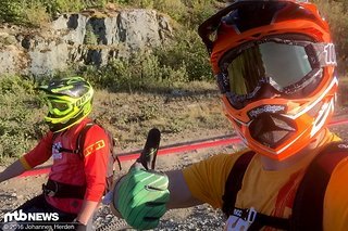 Geht: In der Garbanzo-Zone im Whistler-Bikepark. Inklusive Evoc CP 26l