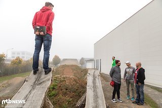Neblig-trüb ist es grad – bei gutem Wetter ist hier den ganzen Tag Betrieb