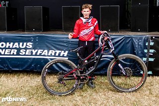 Luis Kiefer von den SRAM Young Guns ging in der Pro U17 an den Start Luis Kiefer von den SRAM Young Guns ging in der Pro U17 an den Start