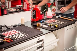 Perfekt präparierter Arbeitsplatz - es kann losgehen
