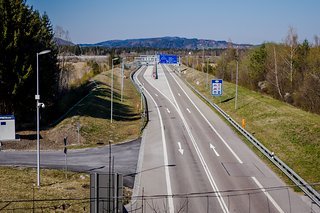 Gähnende Leere am Grenztunnel