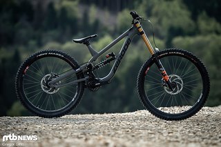 Ein absolutes Highlight war dieser Prototyp eines Zerode G3-DH-Bikes