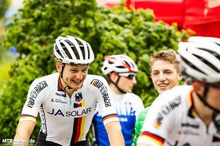 Luca Schwarzbauer hat bis jetzt die einzige Medaille für den BDR geholt.