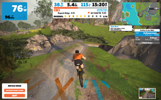 Die Trainings-Plattform Zwift hat das Fahren auf der Rolle revolutioniert. Mittlerweile gibt es auch einen Offroad-Modus in der virtuellen Fahrrad-Welt Die Trainings-Plattform Zwift hat das Fahren auf der Rolle revolutioniert. Mittlerweile gibt es auch einen Offroad-Modus in der virtuellen Fahrrad-Welt