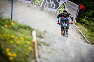 Jessica Schmulbach auf dem Weg zu Rang drei in der Quali