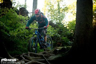 Monkeycycles TheStretcher im Einsatz im Bikepark Winterberg