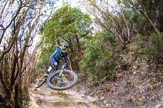 Joost Wichman auf den Trails in Finale Ligure Joost Wichman auf den Trails in Finale Ligure