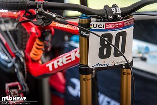 Der Trek Factory Racing-Fahrer Graeme Mudd wird sich bei der Abholung der Startnummer über diese gefreut haben