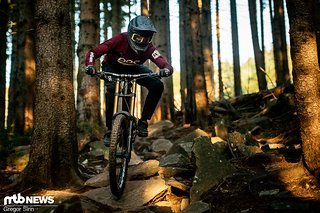 Man braucht viel Speed und Kraft, um das Cube Two15 so richtig zum Leben zu erwecken. Man braucht viel Speed und Kraft, um das Cube Two15 so richtig zum Leben zu erwecken.