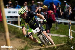 Maxim Marotte fuhr einmal mehr ein bärenstarkes Rennen und wurde am Ende Dritter