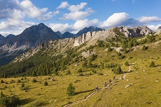 Kilometerlange Trails im Val Müstair … Kilometerlange Trails im Val Müstair …
