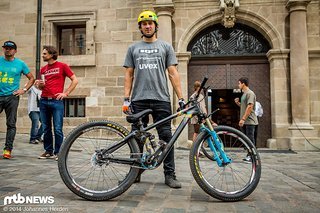 Simon Kirchmann mit seinem Bergamont Slopestyle Fully