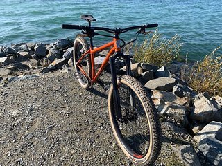 Das Cockpit basiert auf einem Ritchey-Lenker und kommt recht aufgeräumt daher Das Cockpit basiert auf einem Ritchey-Lenker und kommt recht aufgeräumt daher