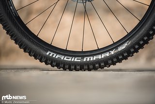 Auf jedes Rad in unserem Testfeld haben wir identische Reifen aus dem Hause Schwalbe aufgezogen Auf jedes Rad in unserem Testfeld haben wir identische Reifen aus dem Hause Schwalbe aufgezogen