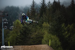 In der letzten Trainings-Session vorm Finale wurde der Motorway für einige Querflug-Einlagen genutzt