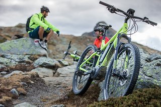 Mountainbike trifft Elektromotor: Das Powerfly+ FS ist das erste E-MTB-Fully von Trek