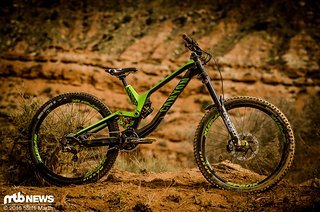 Darren Berrecloths Canyon Sender kommt in giftgrüner Custom-Lackierung Darren Berrecloths Canyon Sender kommt in giftgrüner Custom-Lackierung