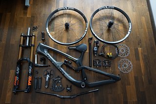 Das Traumbike in Einzelteilen Das Traumbike in Einzelteilen