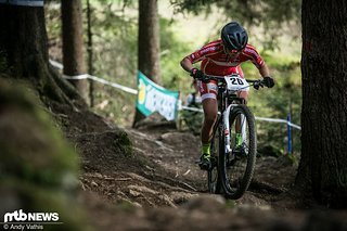 Malene Degn zeigte eine gute Leistung und übergab für Dänemark an vierter Stelle auf Simon Andreassen.