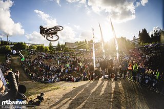 Vermutlich mein Lieblingsbild in diesem Jahr: Harry Schofield gewann mit diesem sagenhaften Whip den Contest bei den Dirt Masters 2022.