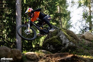 Die Strecke in Val di Sole ist wie immer äußerst hart und anspruchsvoll Die Strecke in Val di Sole ist wie immer äußerst hart und anspruchsvoll