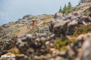 Flowiges Singletrail-Surfen konnte das Slide am besten.