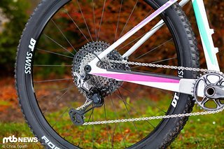 Der Antrieb stammt aus dem Hause Shimano