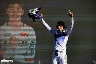 Nach einer eher verkorksten Saison hatte Trek Factory Racing mit Platz 3 von Lachie Stevens-Mcnab endlich mal einen Grund zu feiern