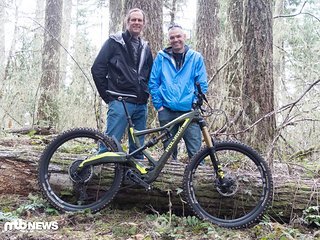 Darrell Voss zusammen mit Geoff Raynak Darrell Voss zusammen mit Geoff Raynak