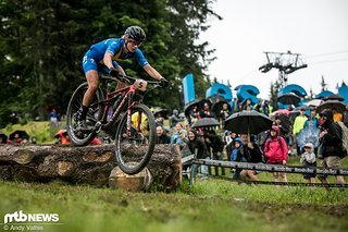 Jenny Rissveds zeigte sich früh an der Spitze