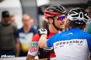 Auch die französischen Fahrer (hier im Bild Titouan Carod und Maxime Marotte) sind immer für einen Platz auf dem Podium gut Auch die französischen Fahrer (hier im Bild Titouan Carod und Maxime Marotte) sind immer für einen Platz auf dem Podium gut