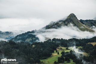 Immerhin: Die Aussicht war ziemlich stimmungsvoll.