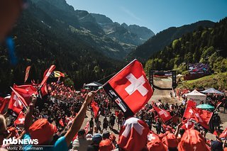 In Champéry war alles angerichtet für ein würdiges Finale der Downhill-WM 2025
