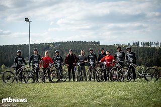 Die Thüringer haben mittlerweile ganz schön viele Teamfahrer, die auch alle im Enduro-Rennen am Start waren.