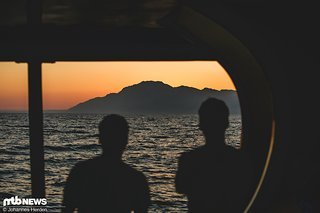 Die Sonne geht unter und wir landen kurze Zeit später wieder an Bodrum an. καληνύχτα!