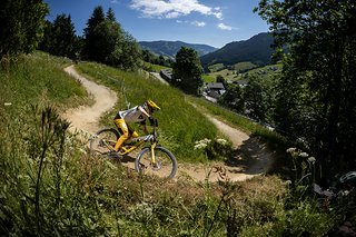 Oben bikeparkig …