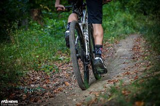 Nicht aufzuhalten: auf Trails wie diesem ist der Vortrieb schier unbegrenzt