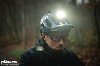 Um zum Trail zu gelangen, sollte man die Leistung der Leuchte runterregeln
